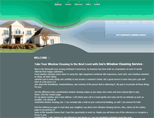 Tablet Screenshot of joeswindowcleaningservice.com